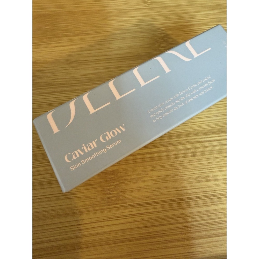 Delere Caviar Glow Smoothing Serum | Caviar Collagen with Niacinamide 1.69fl Oz